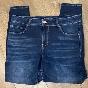 Maurices Everflex High Rise Dark Wash Legging - Size 18W